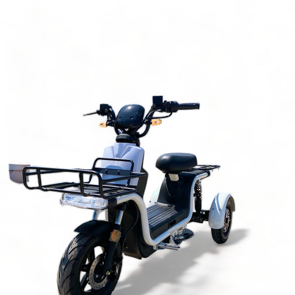 BULLBIKE Tacoma Dreirad Elektro Scooter 60V 26Ah Lithium 2 x 800W 45Km/h