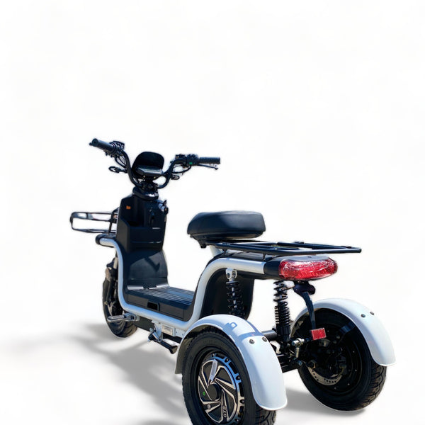 BULLBIKE Tacoma Dreirad Elektro Scooter 60V 26Ah Lithium 2 x 800W 45Km/h