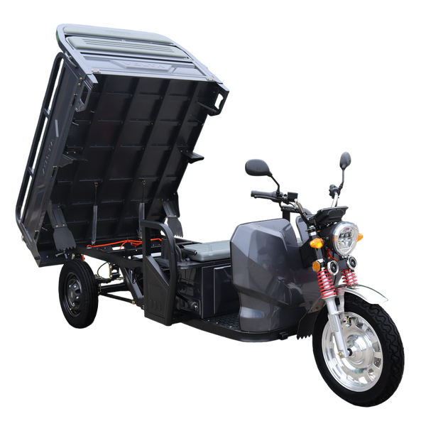 BULLBIKE Riga Pro Max Cargo E-Lastendreirad Mit Dach 600W 72V 60Ah 25km/h